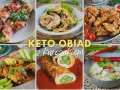 Keto obiad z kurczakiem: faszerowana cukinia, roladki z kurczaka ze szparagami, skrzydełka i inne pyszności.