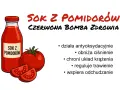 Sok pomidorowy jest zdrowy! Działa antyoksydacyjnie, obniża ciśnienie, chroni serce, reguluje trawienie i wspiera odchudzanie.