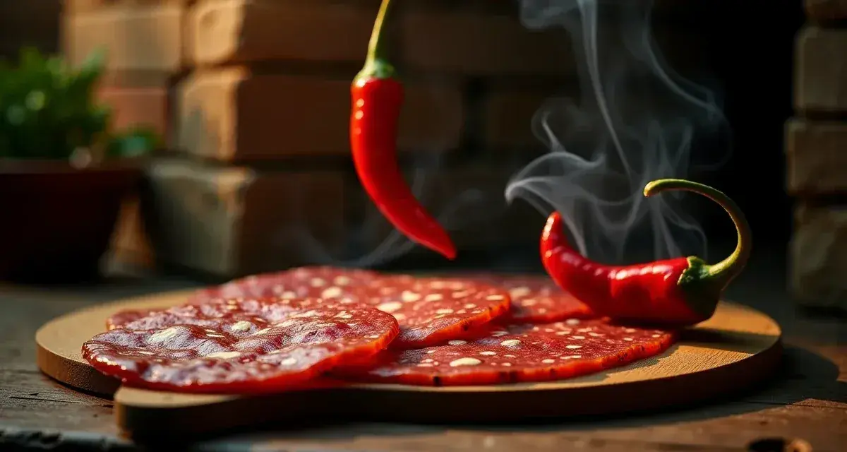 Plasterki salami z pieprzem i dymem, jakby prosto z pieca do pizzy. Idealne na ostrą spinatę.