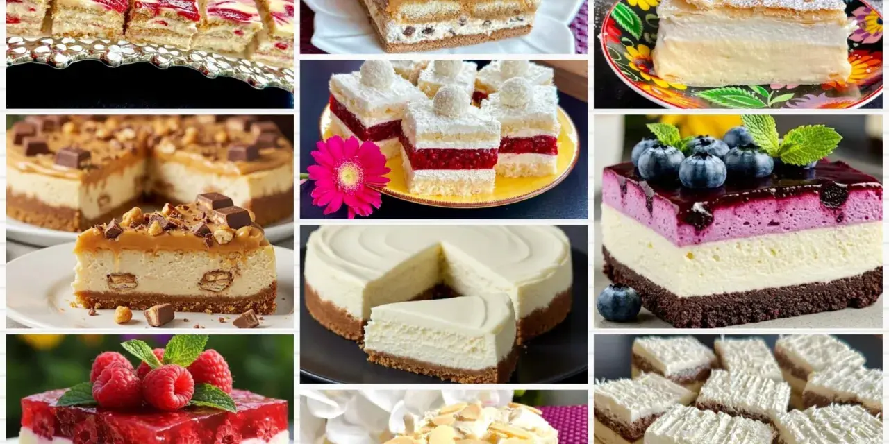 Kremowe, owocowe, czekoladowe – przegląd 10 najlepszych ciast, które zachwycą każdego smakosza.