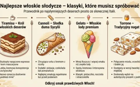 Tiramisu, cannoli, gelato i torrone – cztery klasyki włoski deser, które musisz spróbować.